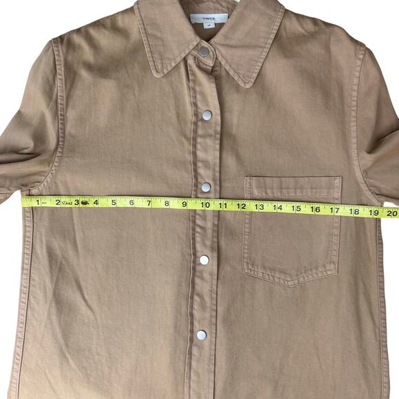 VINCE Cotton Twill Shirt Jacket Small - Picture 7 of 7
